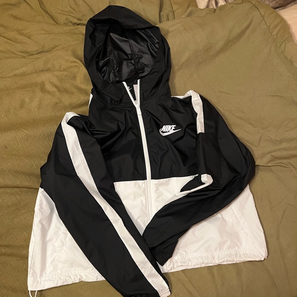 Nike Women's Black and White Jacket